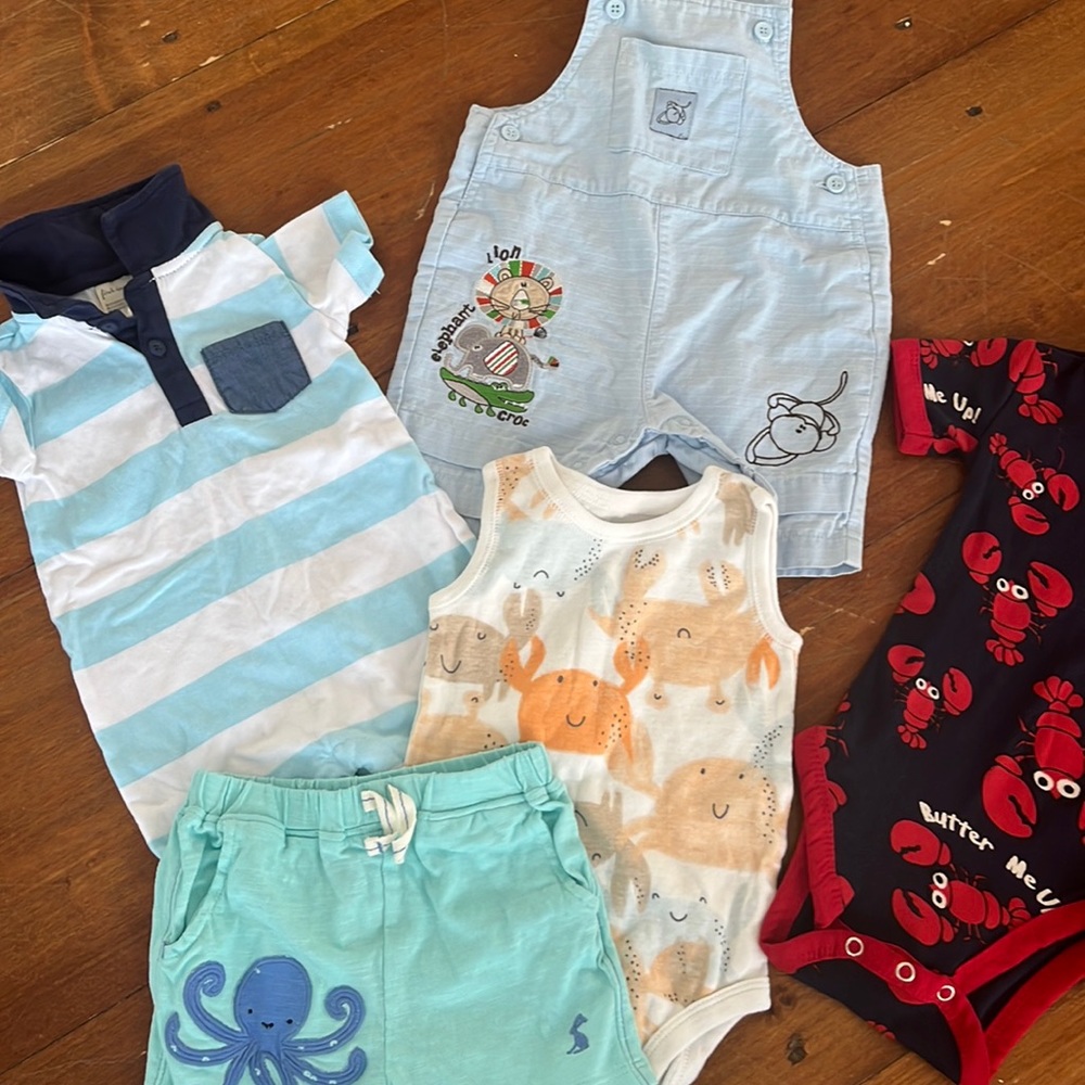 Baby Boy 3-6 Month Summer Bundle
